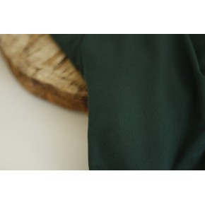 jersey coton vert sapin - certifié gots