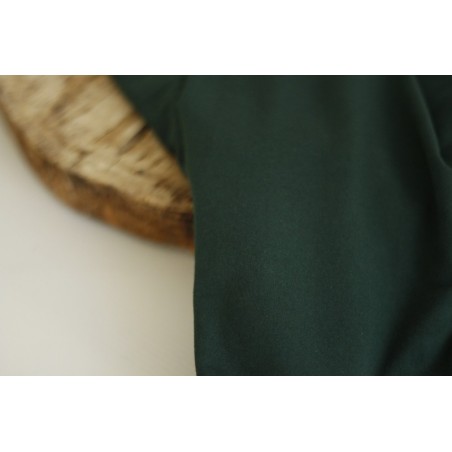 jersey en coton bio - vert foncé