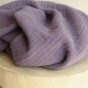 double gaze coton - mauve