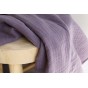 coton et bambou mauve - double gaze