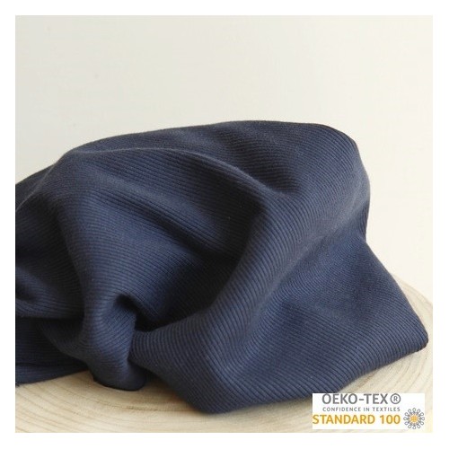 tissu côtelé marine - oekotex tissu côtelé marine - oekotex