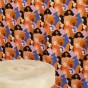 tissu imprimé woman - un chat sur un fil