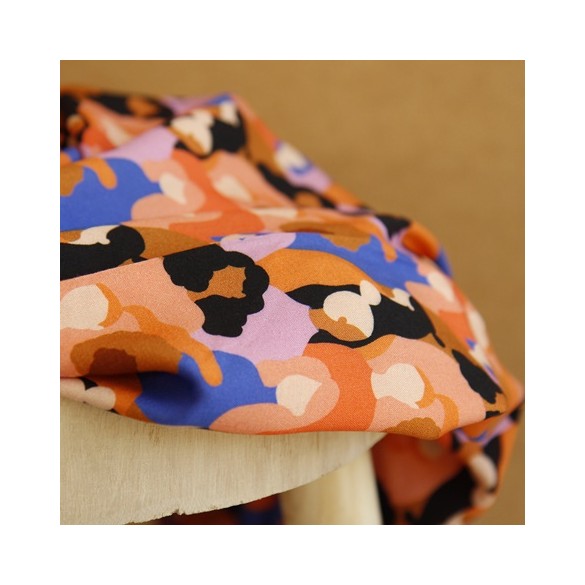 viscose woman orange - un chat sur un fil