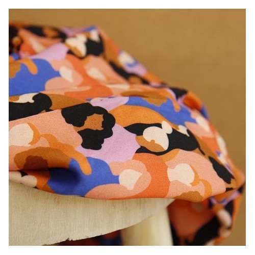 viscose woman orange - un chat sur un fil viscose woman orange - un chat sur un fil