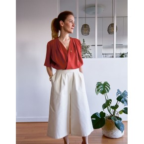 blouse Blondie et jupe-culotte La Désinvolte - le vestiaire créatif