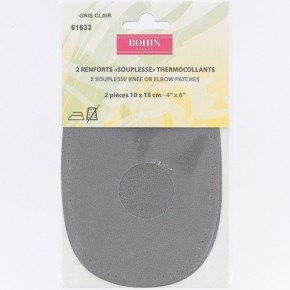thermocollants coudes - gris clair