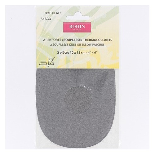 thermocollants coudes - gris clair thermocollants coudes - gris clair