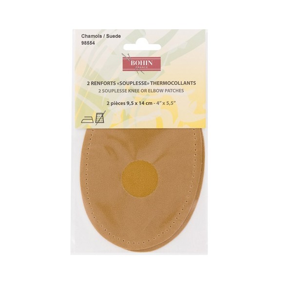 thermocollants coudes - chamois