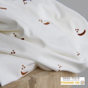 tissu en jersey de coton - imprimé lune