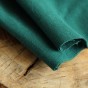 tissu lin vert - un chat sur un fil