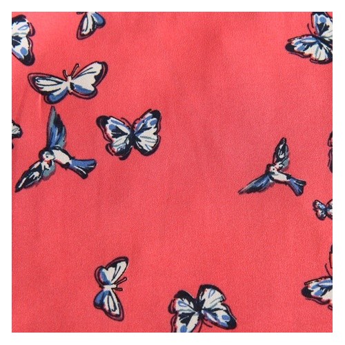 tissu en polyester - imprimé papillons tissu en polyester - imprimé papillons