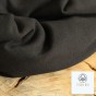 tissu jersey coton bio - noir