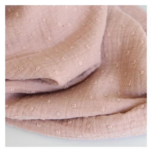 tissu en double gaze de coton - plumetis tissu en double gaze de coton - plumetis