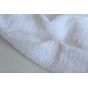 tissu double gaze de coton plumetis brodé - blanc