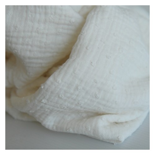 tissu double gaze plumetis tissu double gaze plumetis