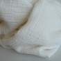 tissu double gaze plumetis