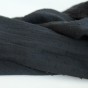 coton plumetis noir - un chat sur un fil