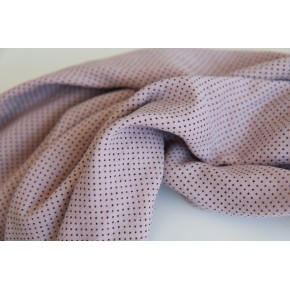 double gaze rose pois noirs - un chat sur un fil