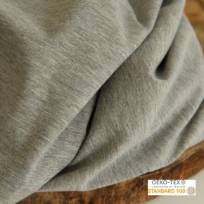 jersey gris chiné - oekotex