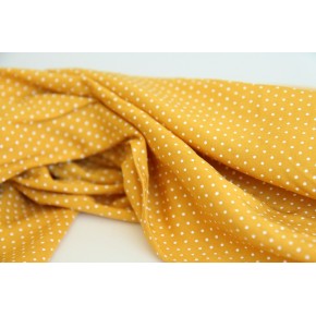 tissu imprimé pois - jaune