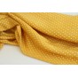 viscose à pois jaune et blanc
