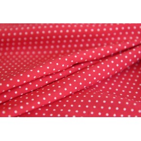 tissu à pois rouge