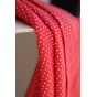 viscose à pois - rouge et blanc