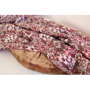 tissu imprimé ethnique - upcycling