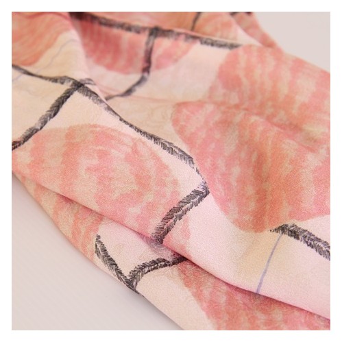 viscose jacquard - soleil levant viscose jacquard - soleil levant
