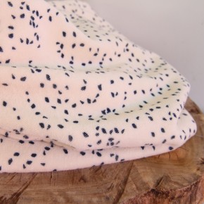 tissu éponge imprimé - un chat sur un fil