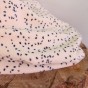 tissu éponge imprimé - un chat sur un fil