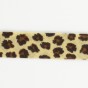 biais coton - motif léopard