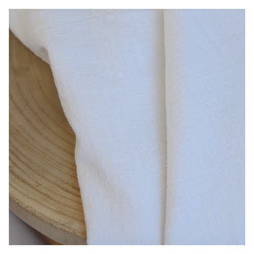 tissu lin lavé - blanc tissu lin lavé - blanc