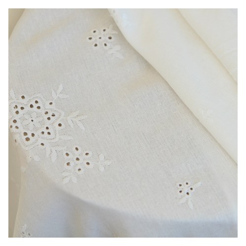 tissu mélange lin et viscose brodé tissu mélange lin et viscose brodé