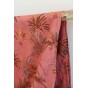 tissu palmier rose