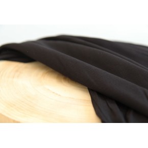 tissu polo fluide - noir