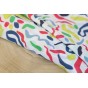 tissu voile de coton imprimé