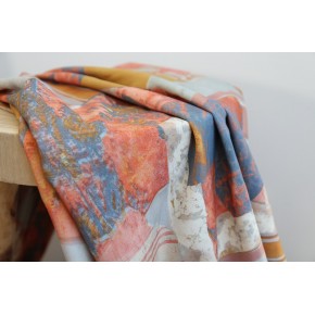tissu fluide imprimé