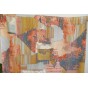 tissu peinture abstraite