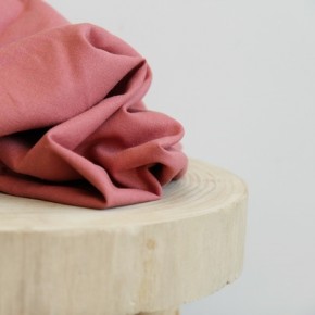 mélange coton et lin - rose