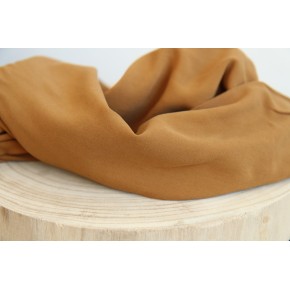 crêpe de viscose camel - un chat sur un fil