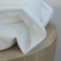 tissu en coton fin blanc cassé