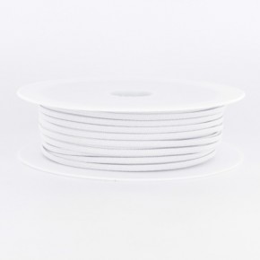 élastique plat blanc
