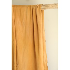 viscose unie jaune ocre - tie and dye