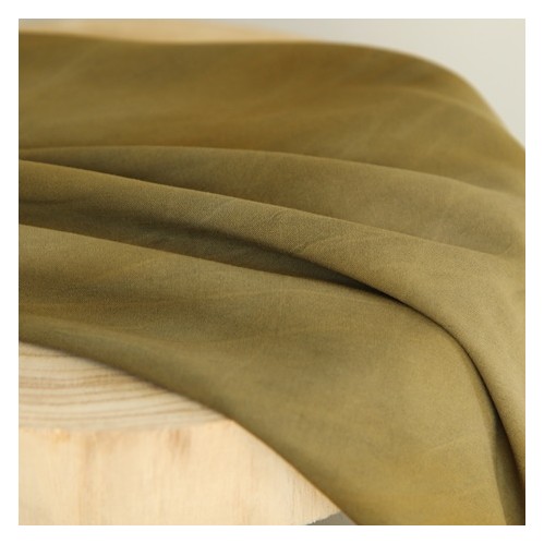 tissu viscose tie and dye - kaki tissu viscose tie and dye - kaki