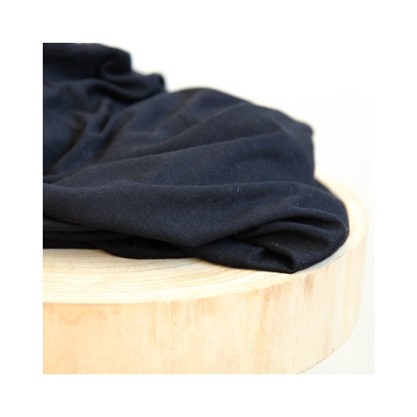 tissu lyocell - jersey noir
