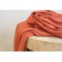 tissu jersey bambou - orange foncé