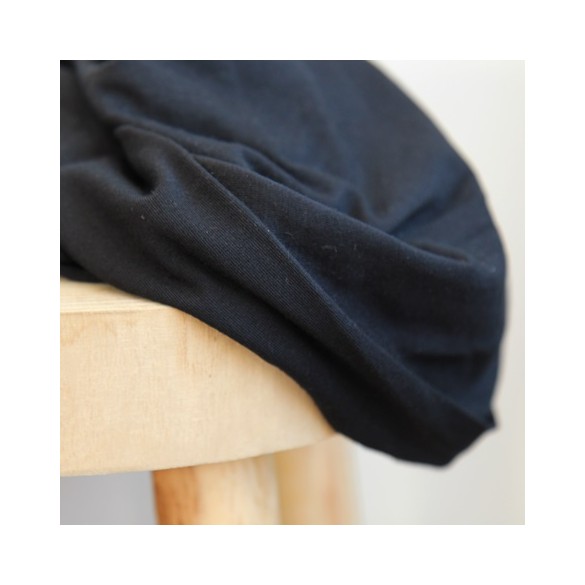 tissu jersey bambou noir
