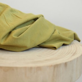 tissu mélange coton et bambou - vert olive