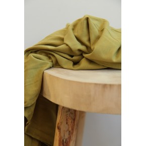 tissu maille bambou et jersey - olive